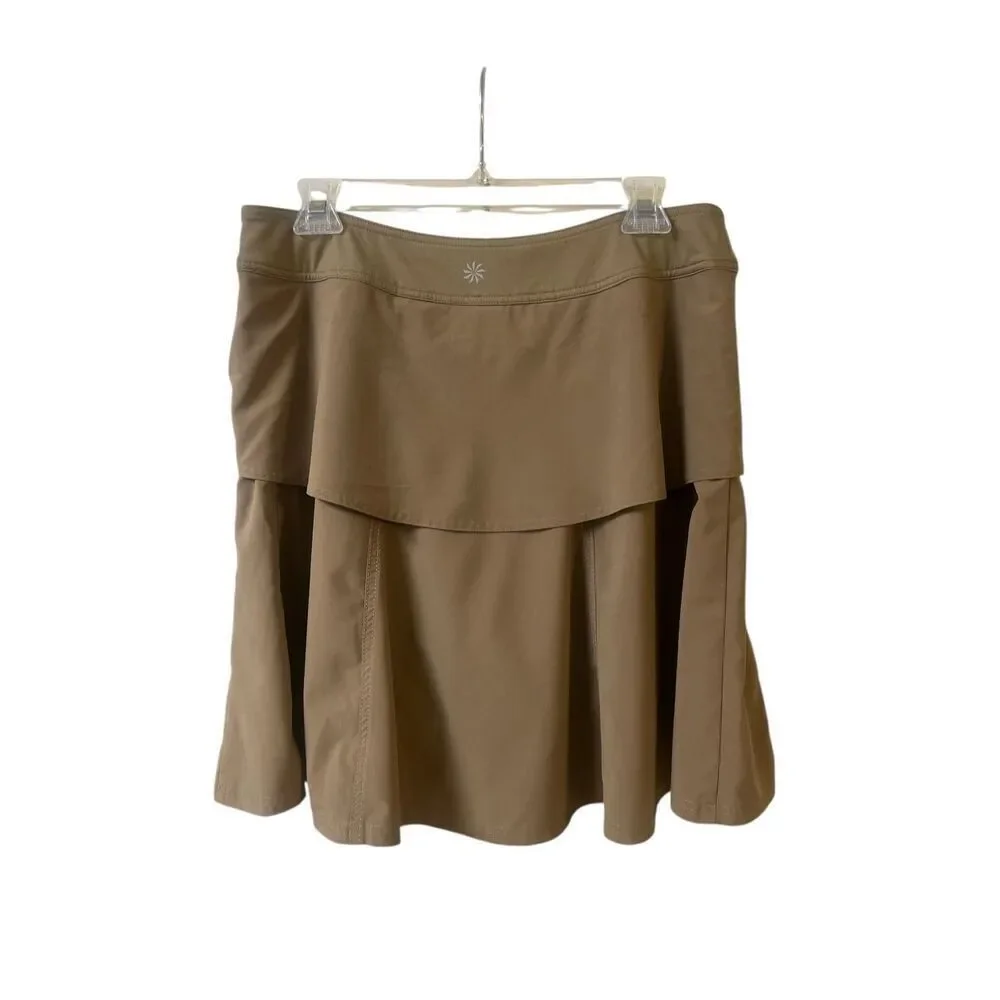 Athleta Wearever skirt tan color sz 8